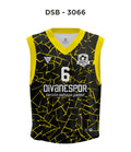 DSF 3066 Siyah-Sarı Basketbol Forma