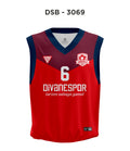 DSF 3069 Kırmızı-Lacivert Basketbol Forma
