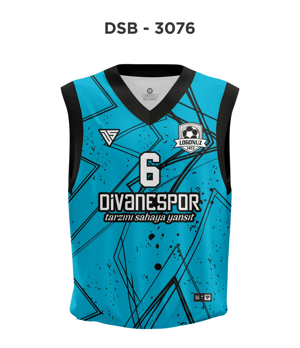 DSF 3076 Turkuaz-Siyah Basketbol Forma