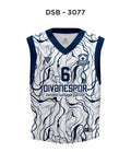DSF 3077 Beyaz Lacivert Basketbol Forma