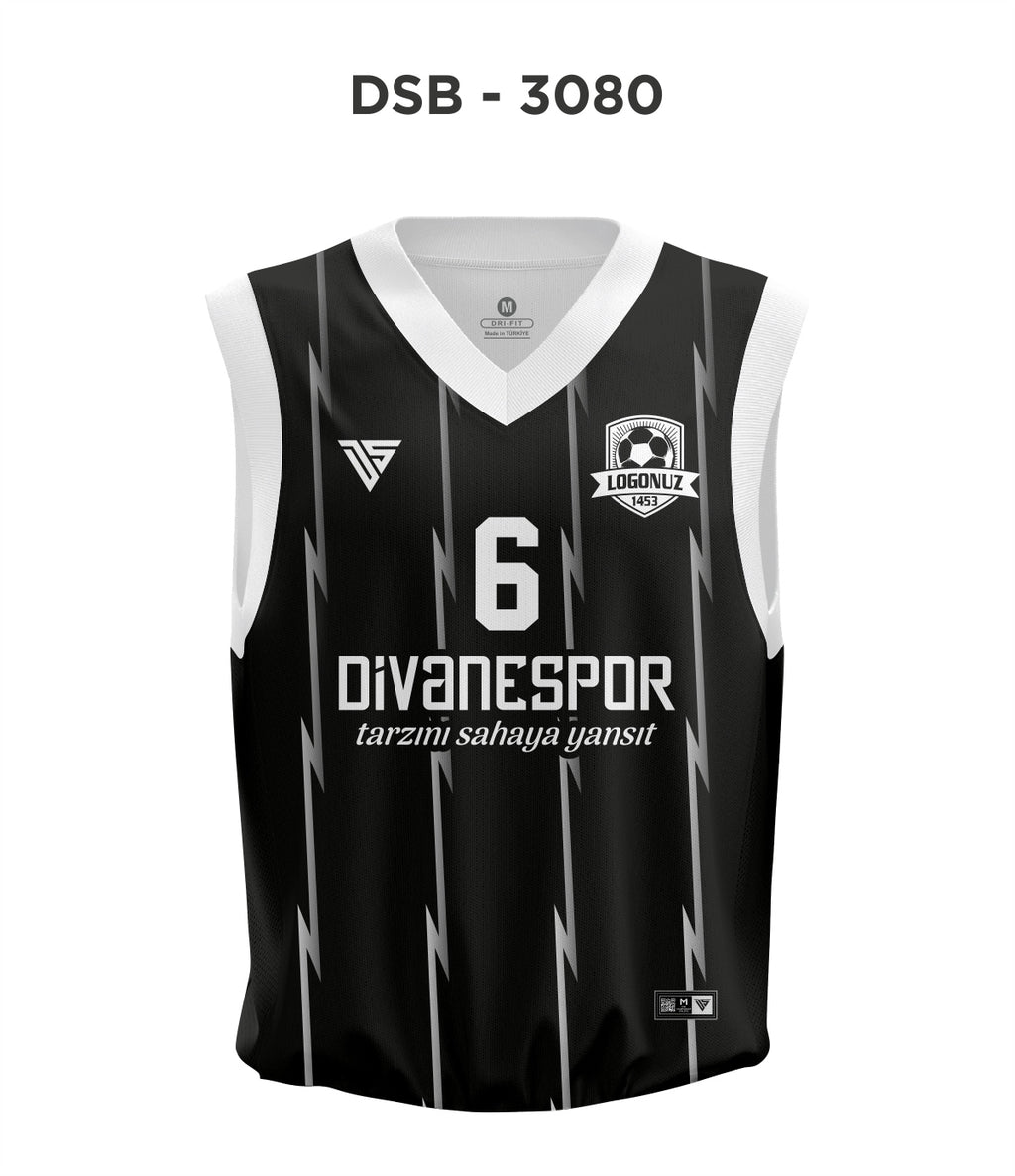 DSF 3080 Siyah-Beyaz Basketbol Forma