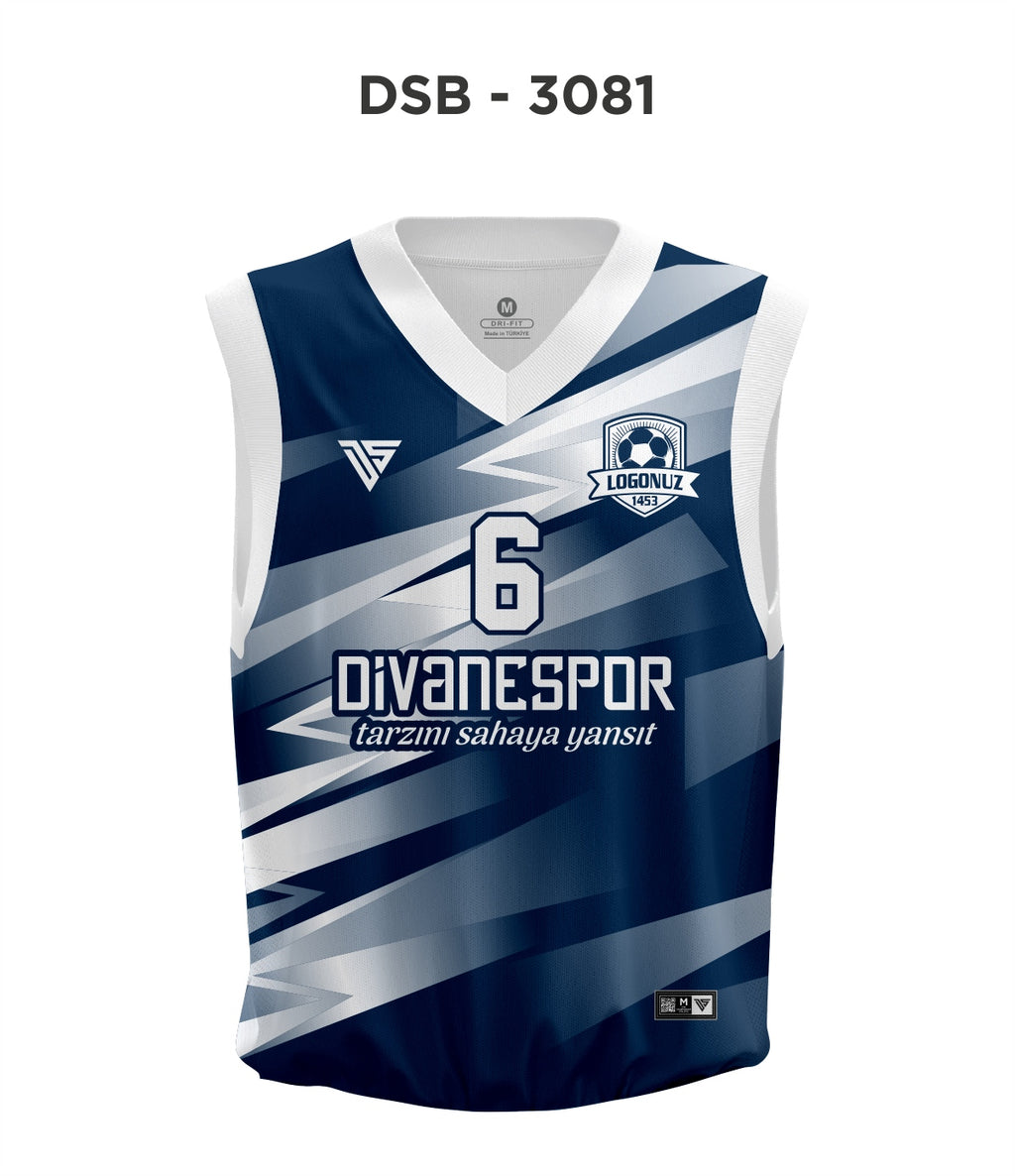 DSF 3081 Lacivert-Beyaz Basketbol Forma