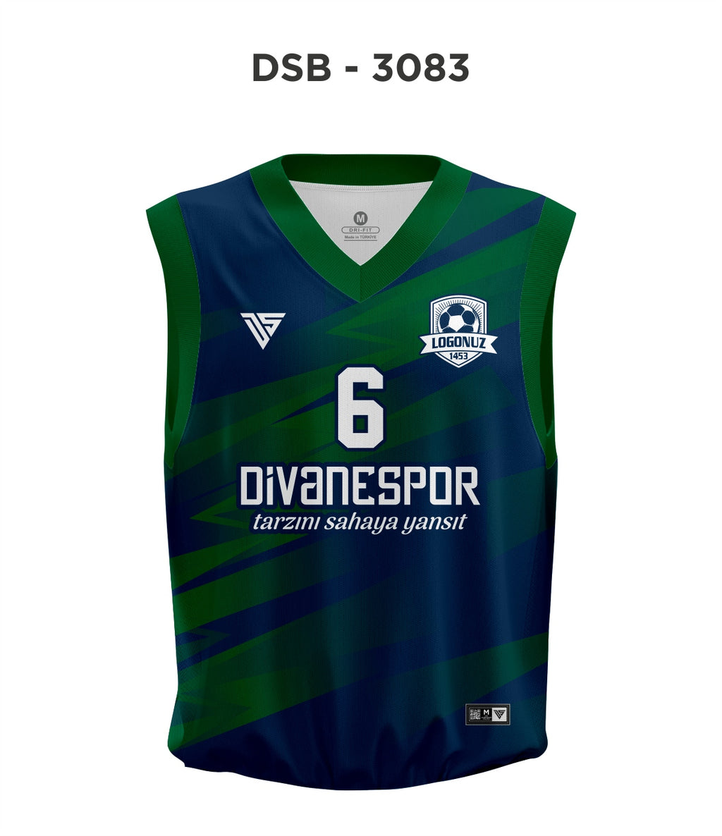 DSF 3083 Lacivert-Yeşil Basketbol Forma