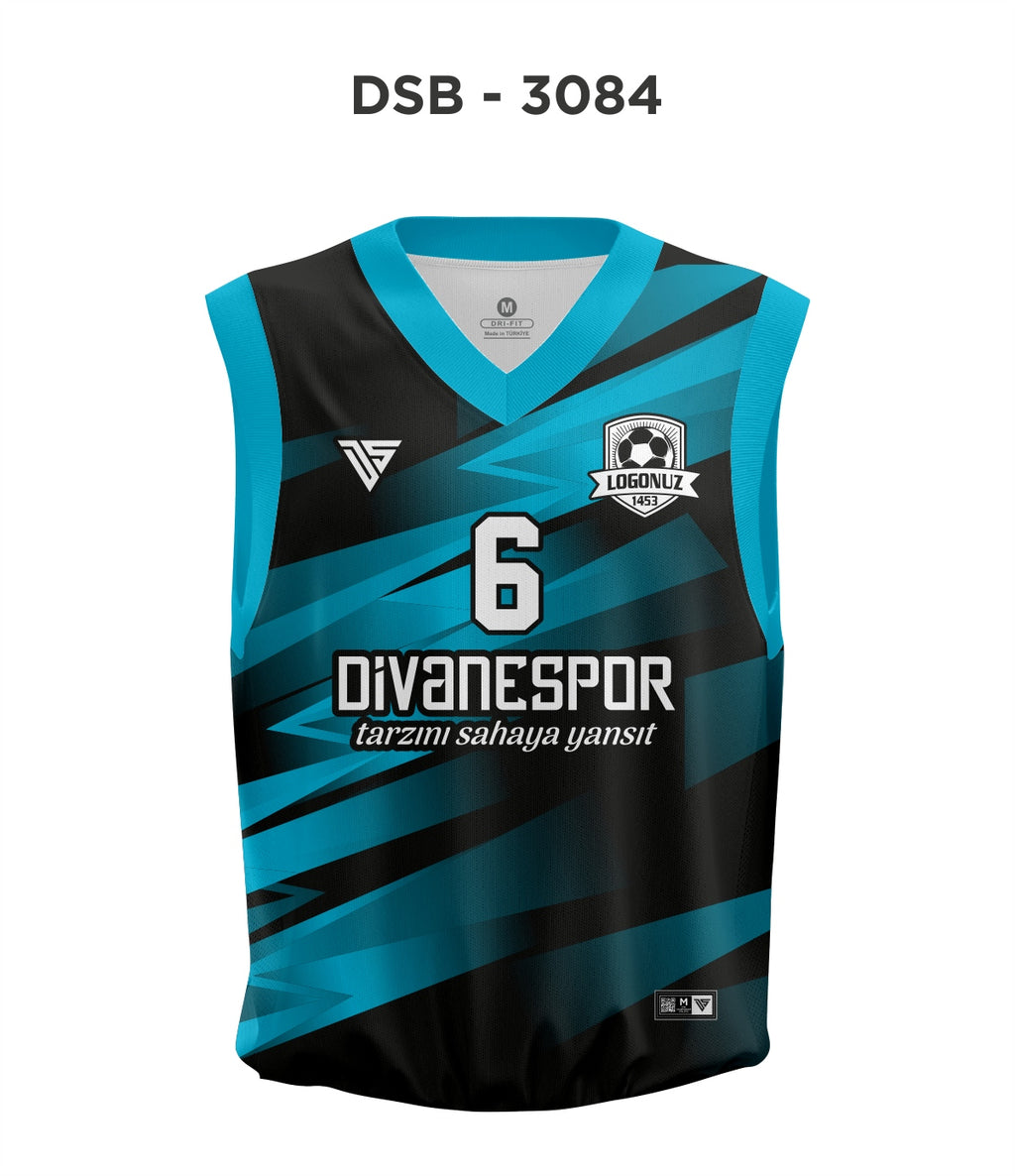 DSF 3084 Siyah-Turkuaz Basketbol Forma