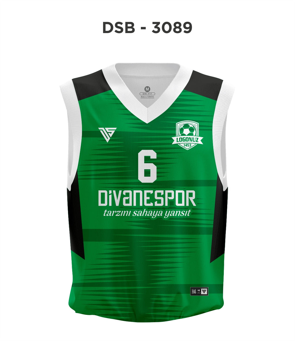 DSF 3089 Yeşil-Siyah Basketbol Forma