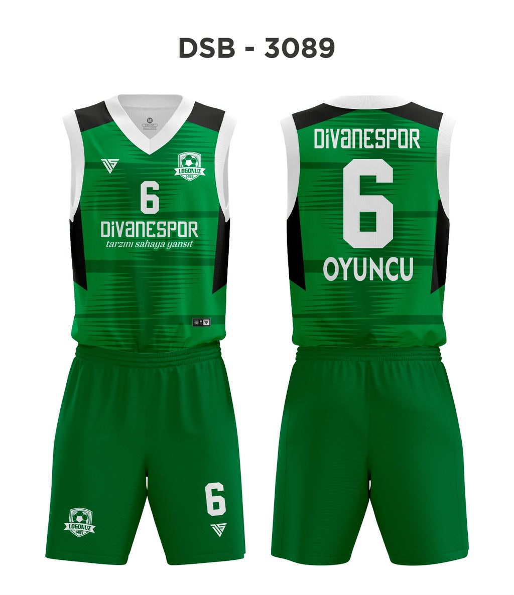DSF 3089 Yeşil-Siyah Basketbol Forma
