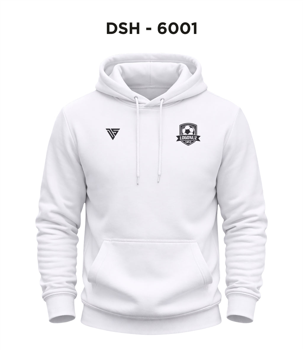 DSH 6001 Beyaz Kapüşonlu Sweat
