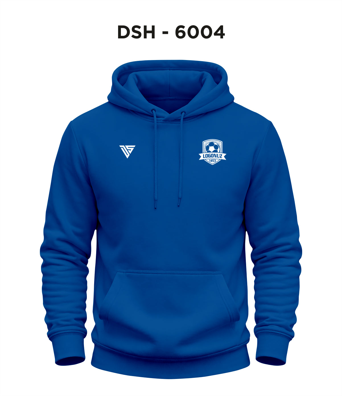 DSH 6004 Mavi Kapüşonlu Sweat