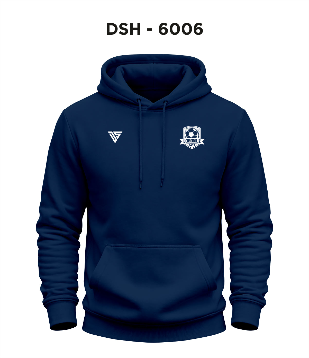 DSH 6006 Lacivert Kapüşonlu Sweat