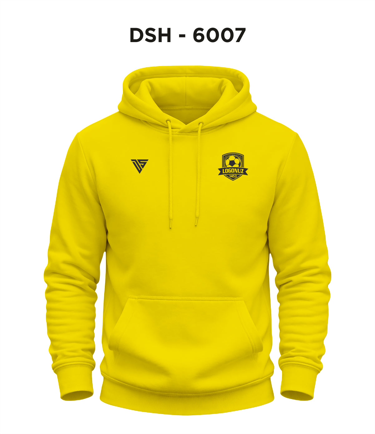 DSH 6007 Sarı Kapüşonlu Sweat