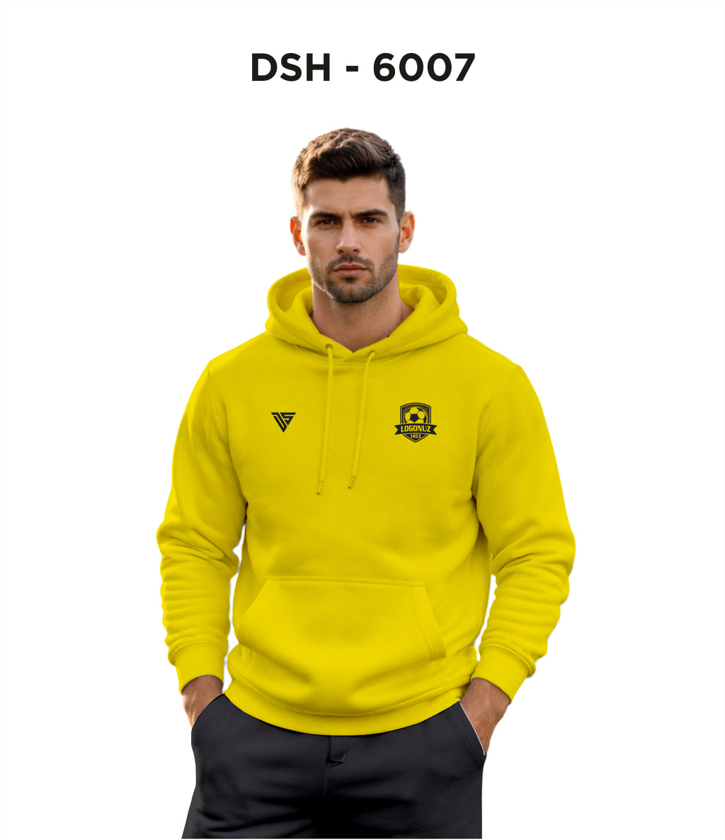 DSH 6007 Sarı Kapüşonlu Sweat