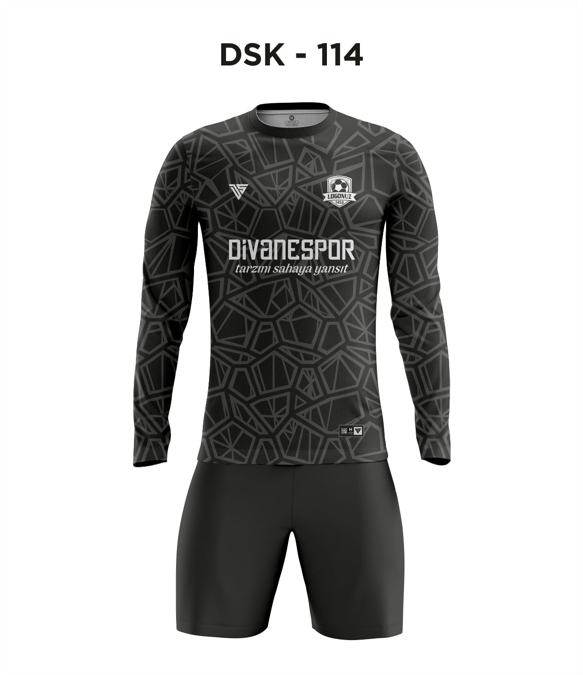 DSK 114 Siyah Kaleci Forma