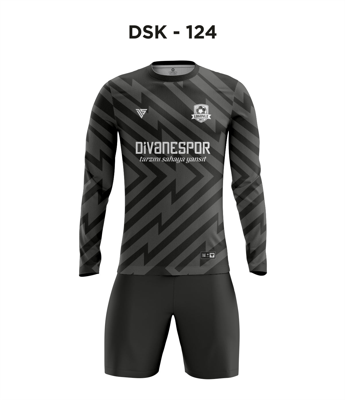 DSK 124 Siyah Kaleci Forma