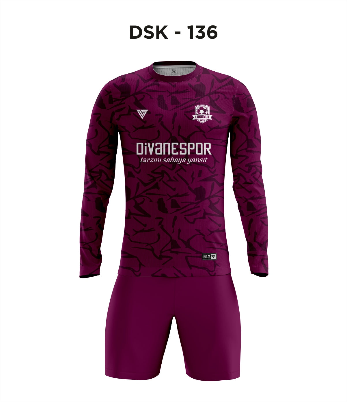 DSK 136 Bordo Kaleci Forma