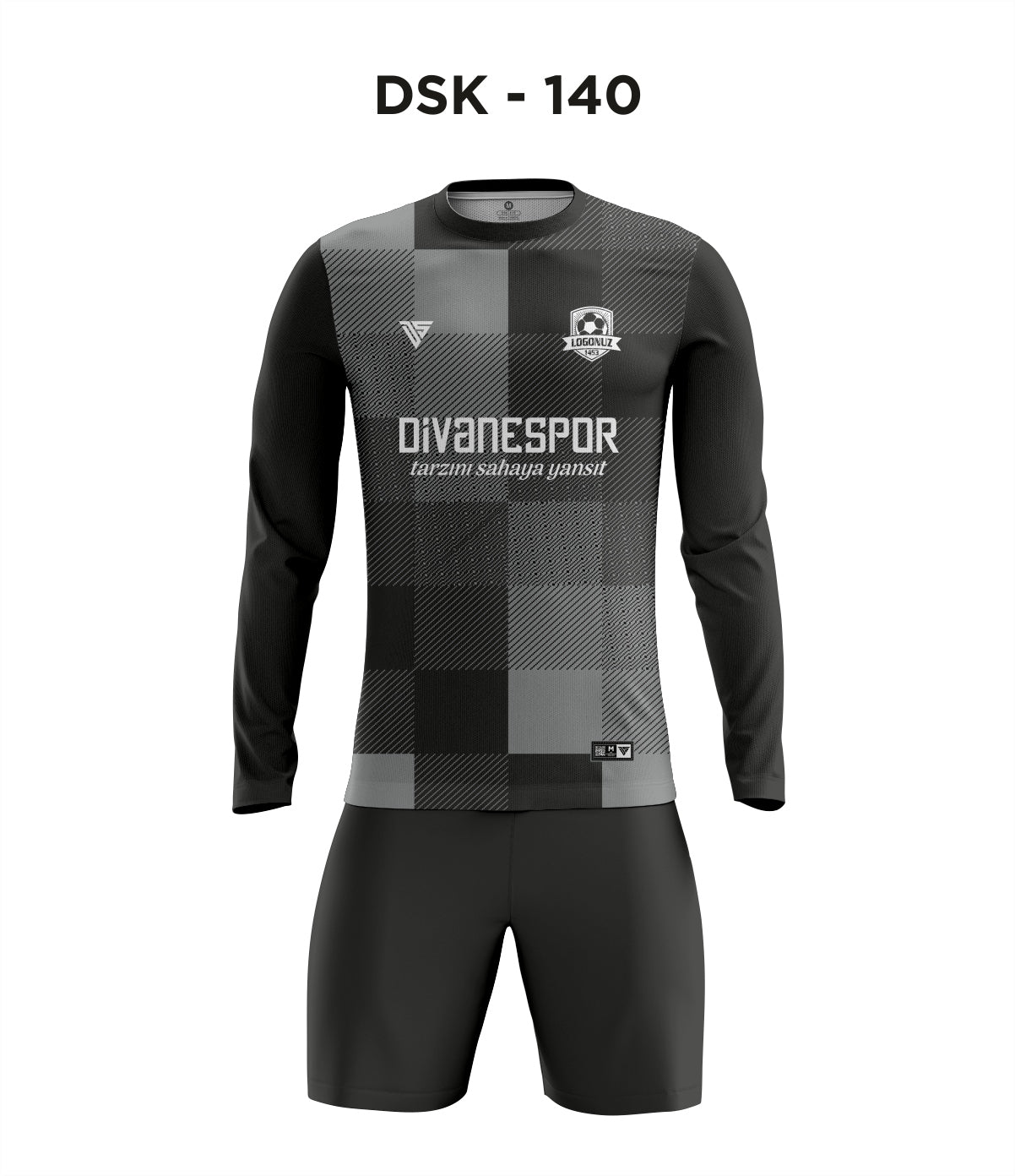 DSK 140 Siyah Kaleci Forma