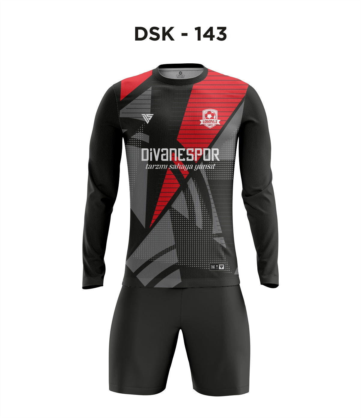 DSK 143 Siyah Kaleci Forma