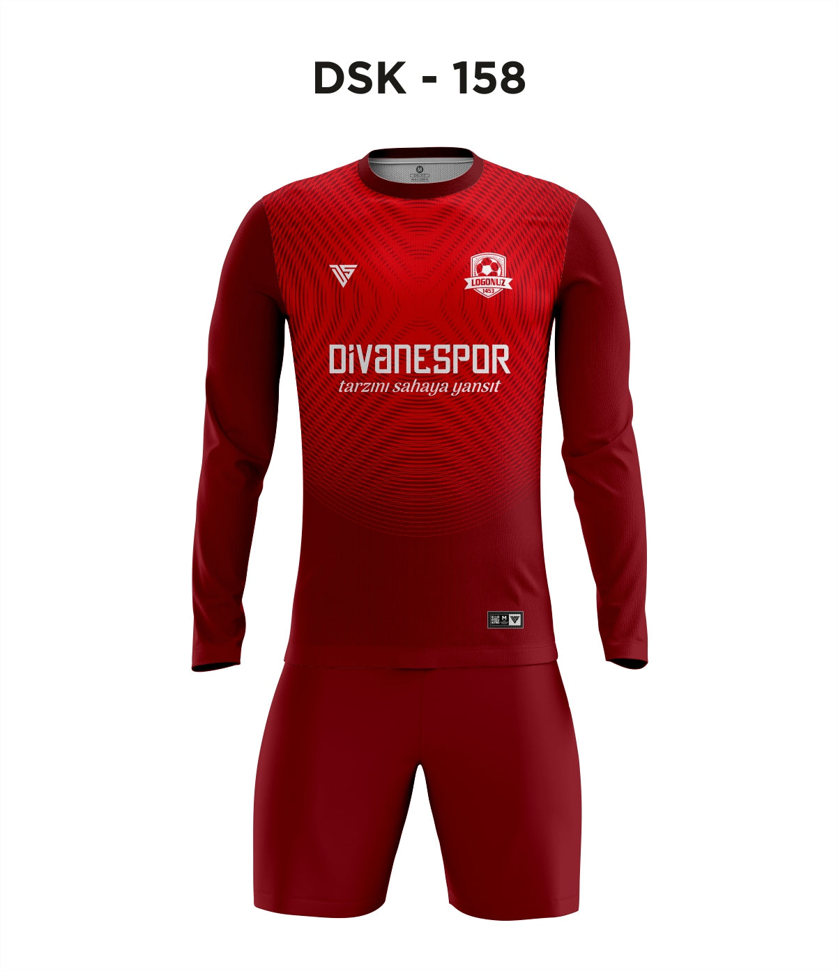 DSK 158 Bordo Kaleci Forma