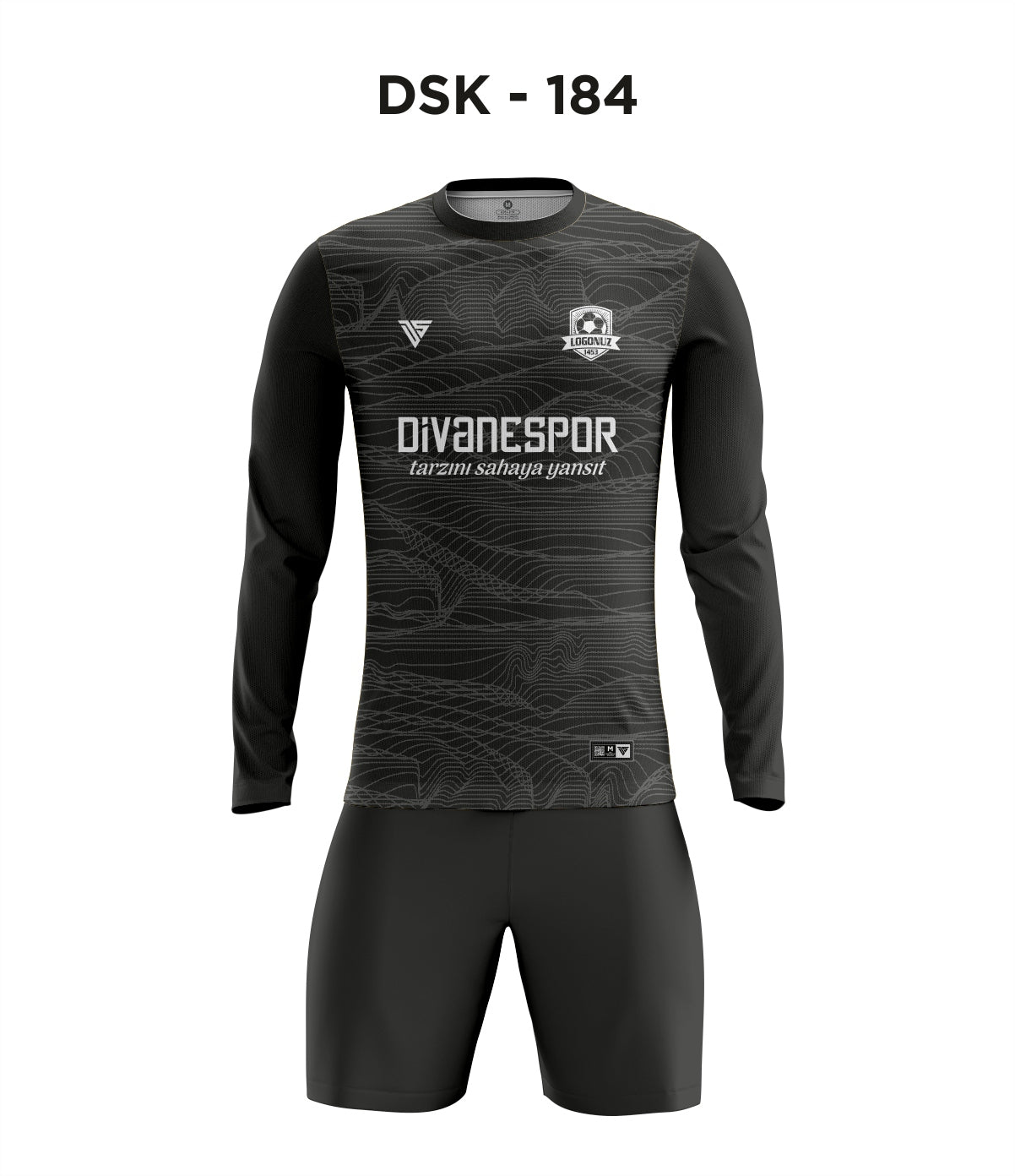 DSK 184 Siyah Kaleci Forma