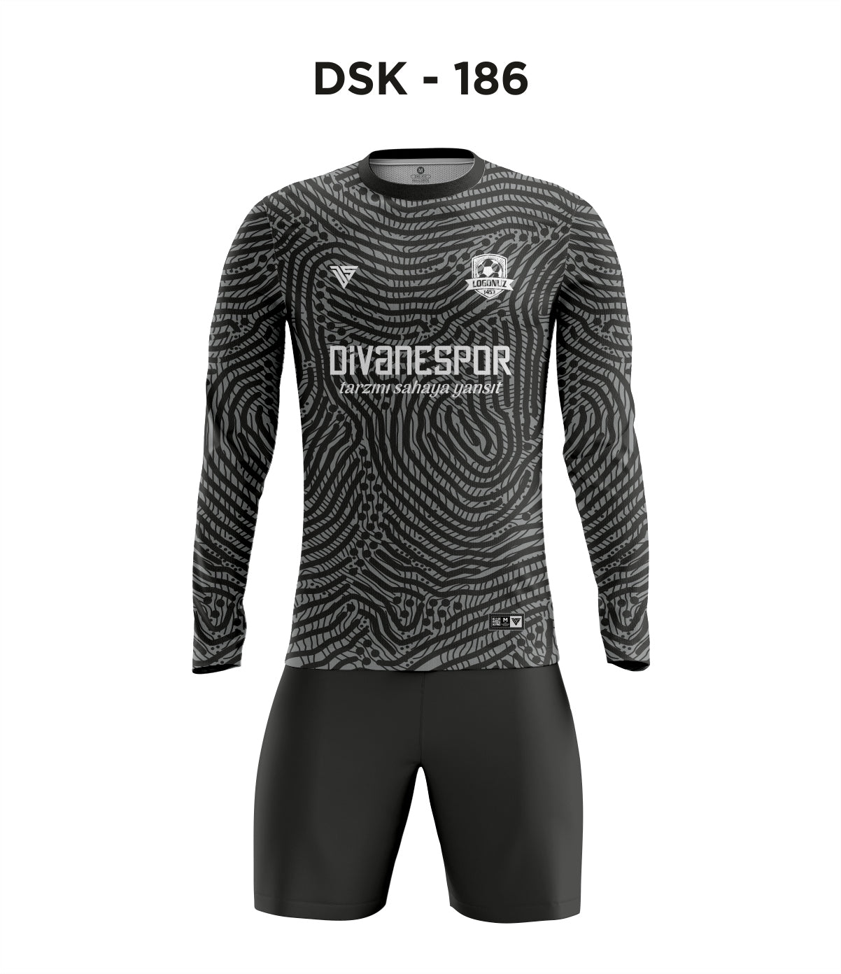 DSK 186 Siyah Kaleci Forma