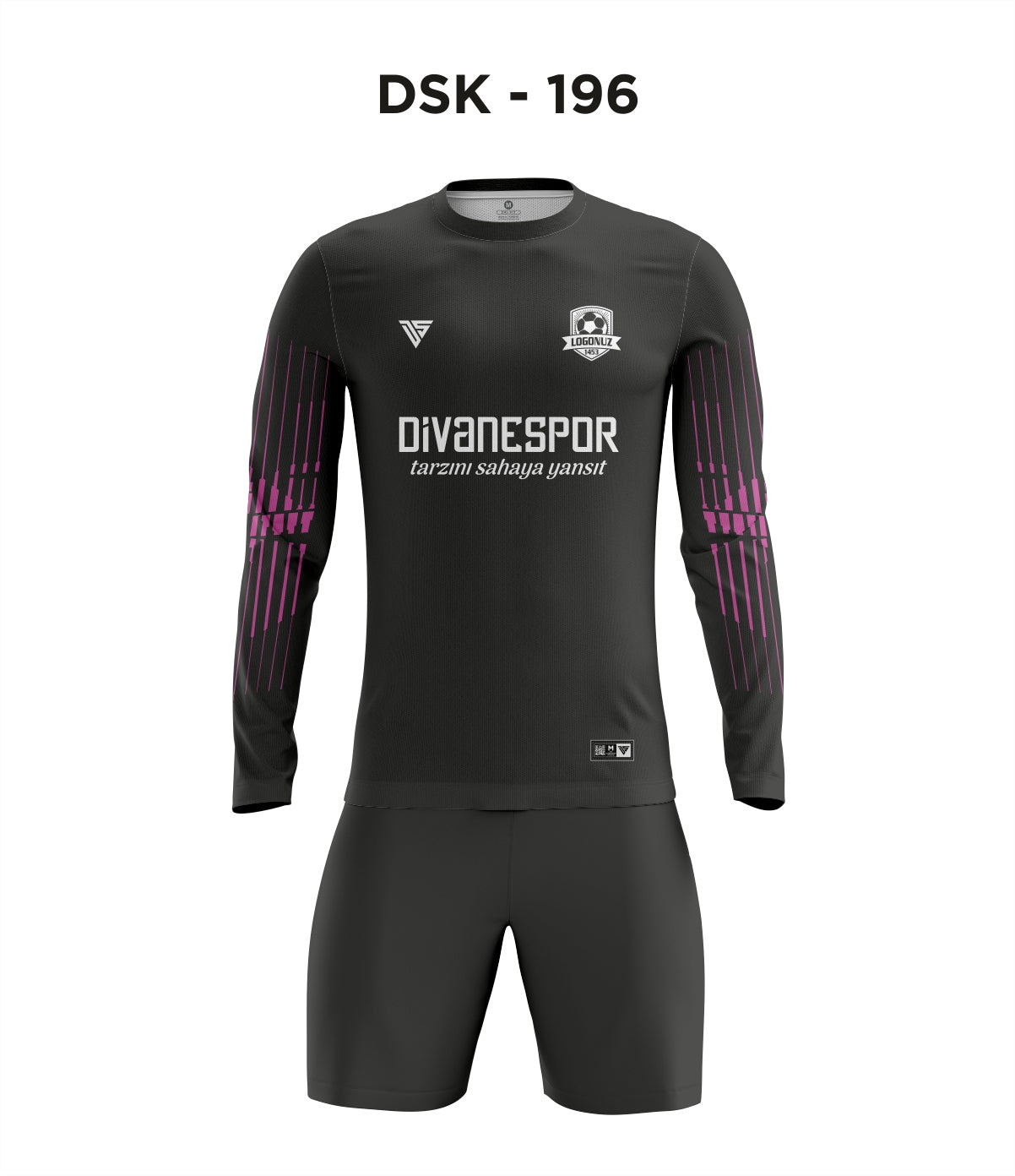DSK 196 Siyah Kaleci Forma