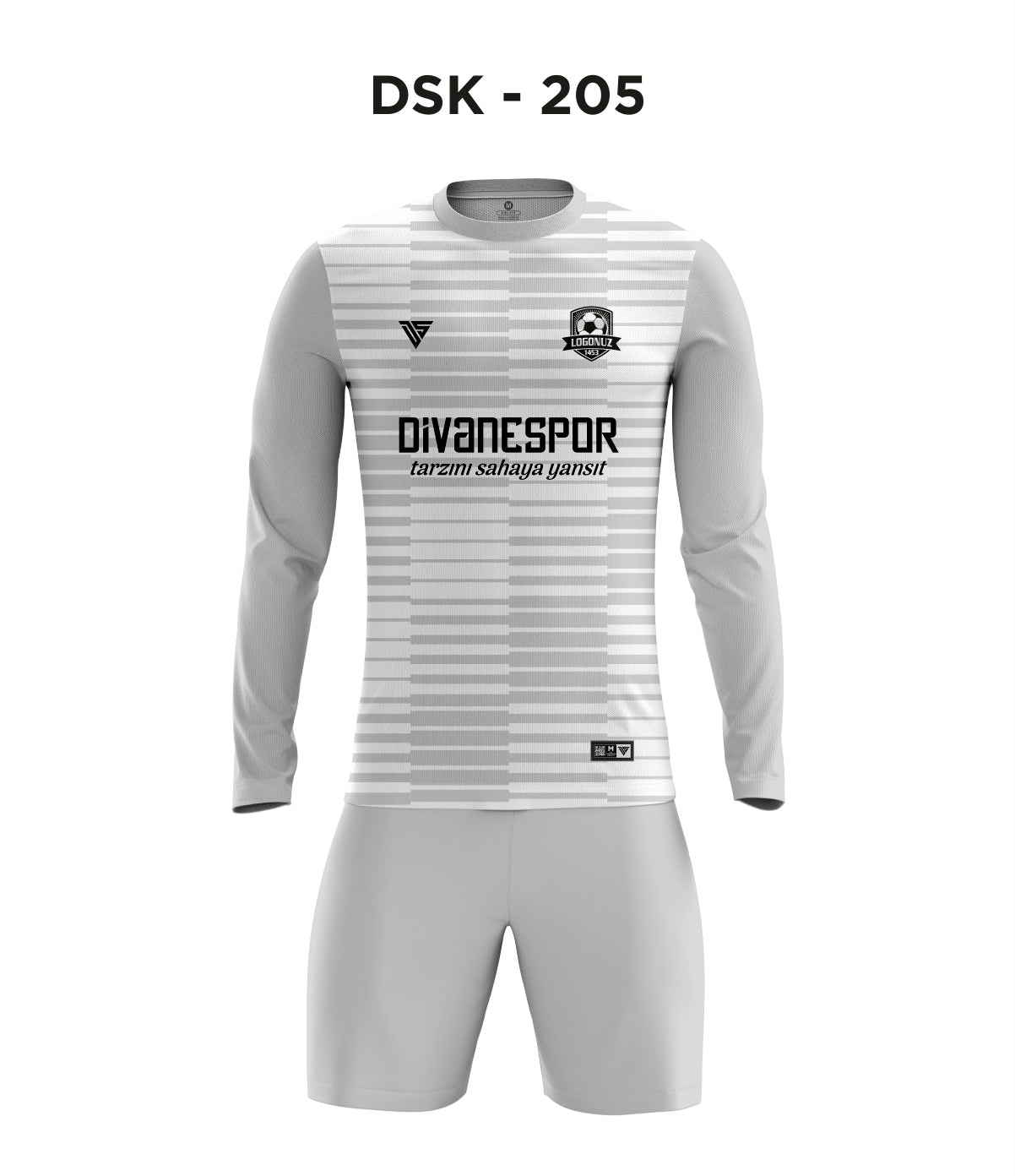 DSK 205 Gri Kaleci Forma