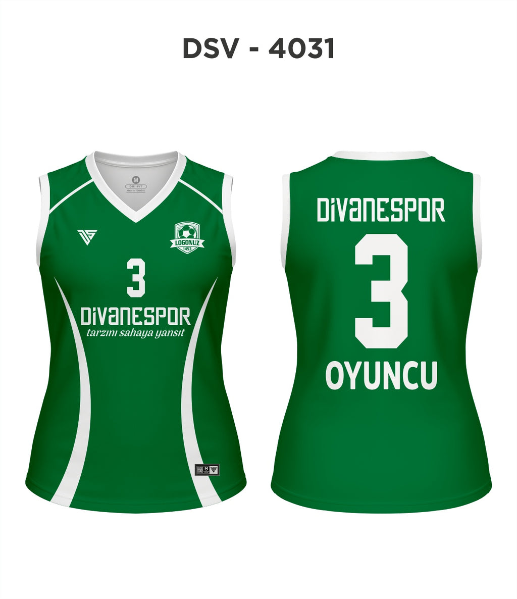 DSV 4031 Yeşil-Beyaz Voleybol Forma