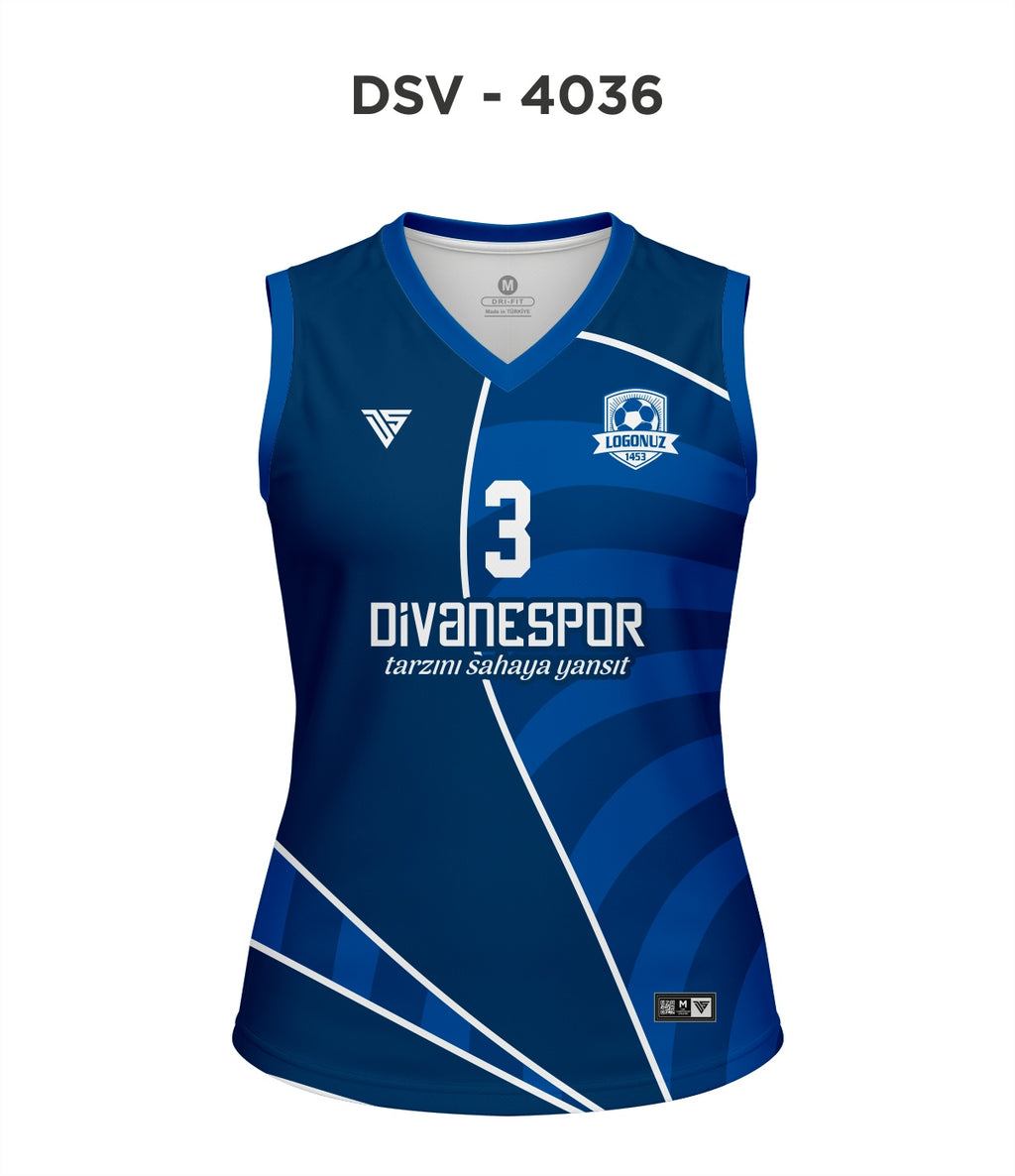DSV 4036 Mavi-Beyaz Voleybol Forma