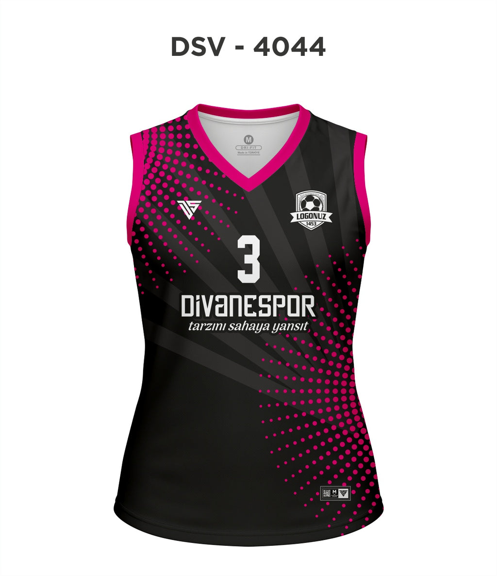 DSV 4044 Siyah-Pembe Voleybol Forma