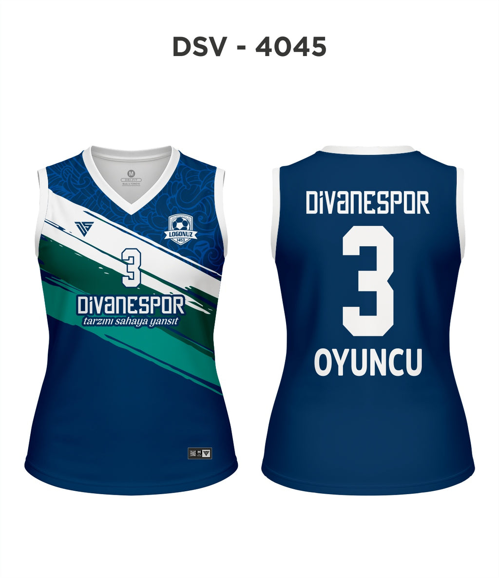 DSV 4045 Lacivert-Beyaz Voleybol Forma