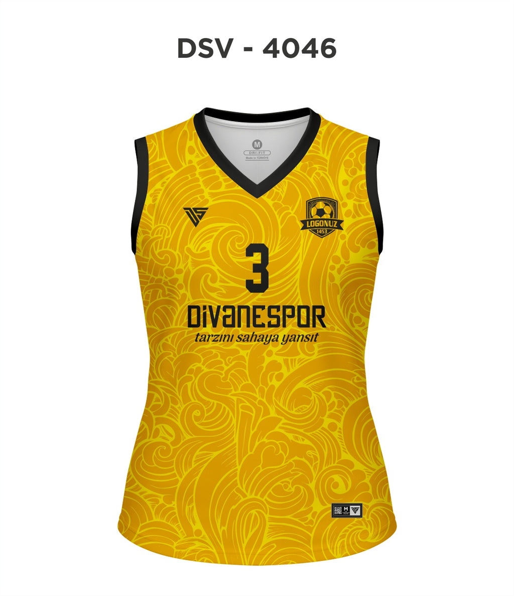 DSV 4046 Sarı-Siyah Voleybol Forma