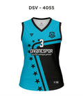 DSV 4055 Turkuaz-Siyah Voleybol Forma