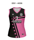DSV 4056 Siyah-Pembe Voleybol Forma