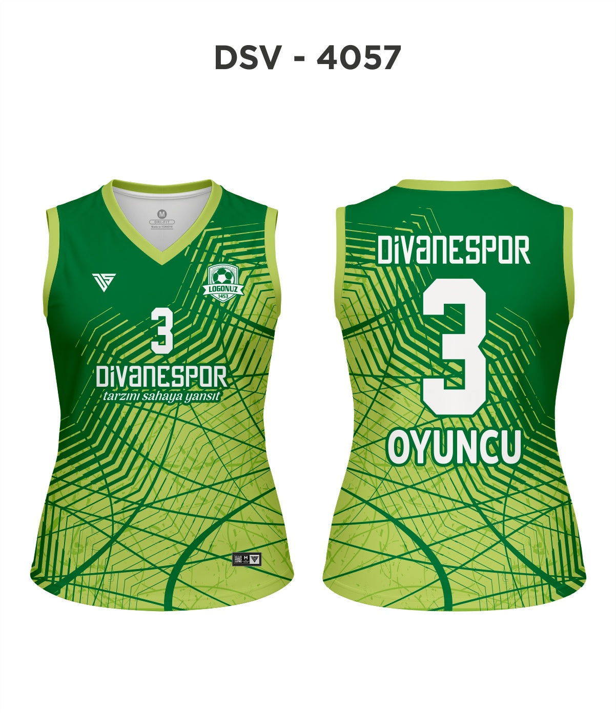 DSV 4057 Yeşil Voleybol Forma