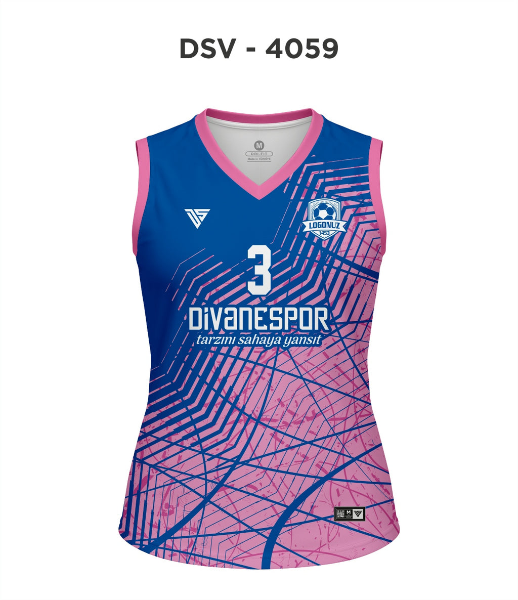 DSV 4059 Pembe-Mavi Voleybol Forma