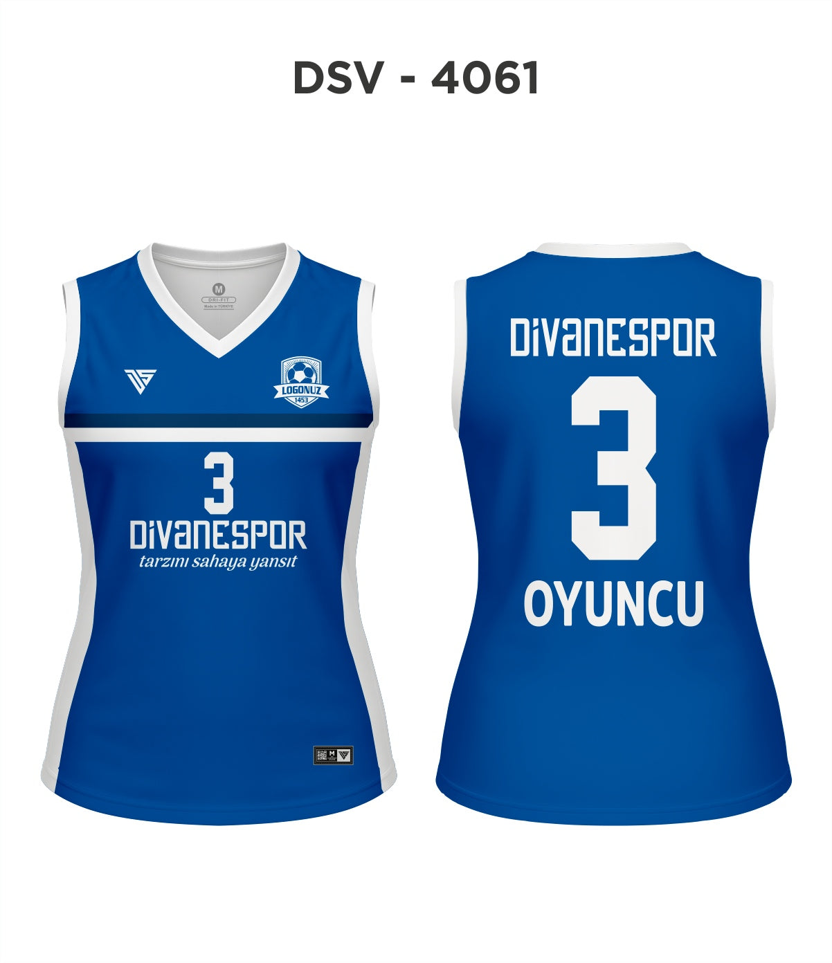 DSV 4061 Mavi-Beyaz Voleybol Forma