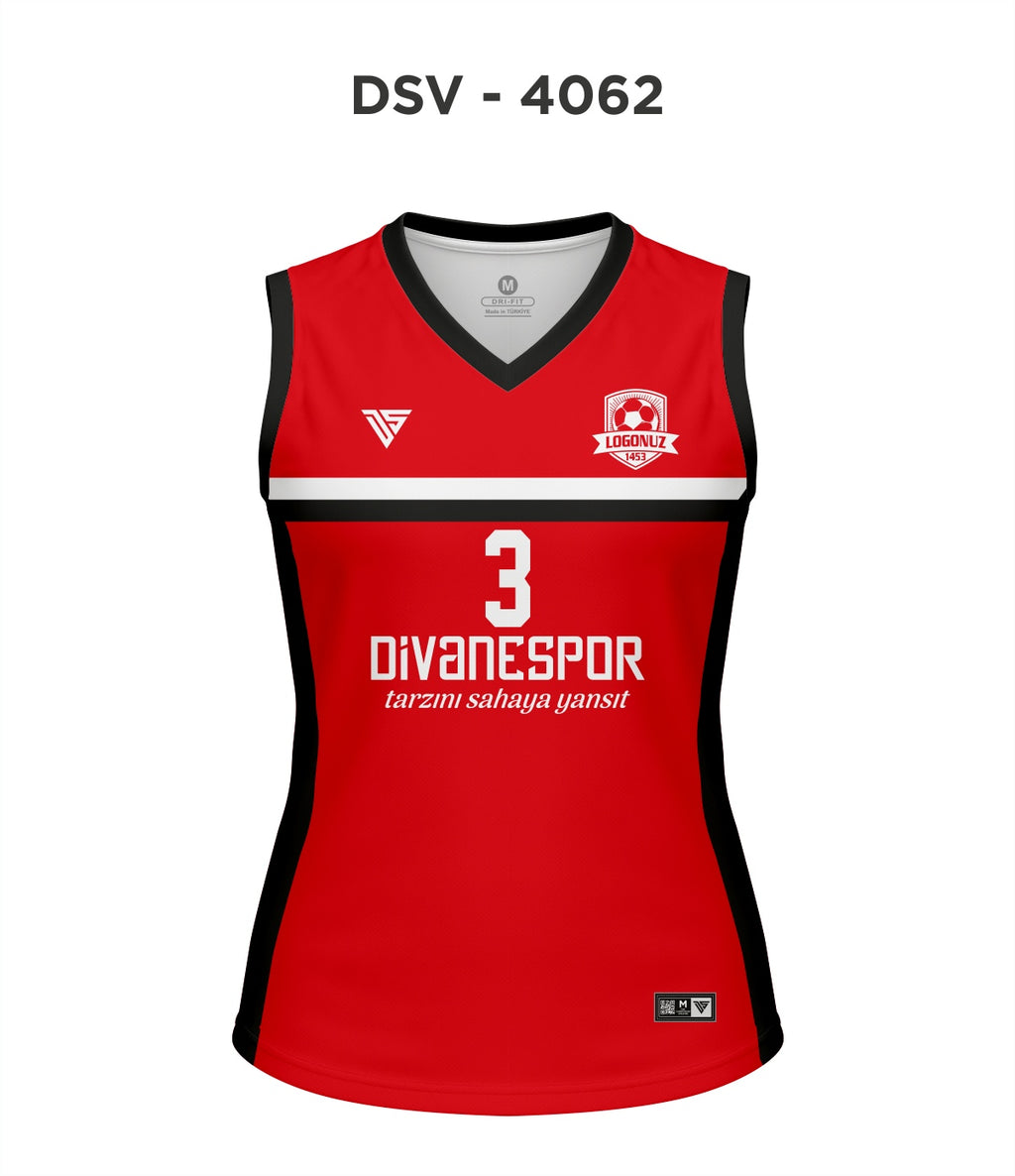 DSV 4062 Kırmızı-Siyah Voleybol Forma