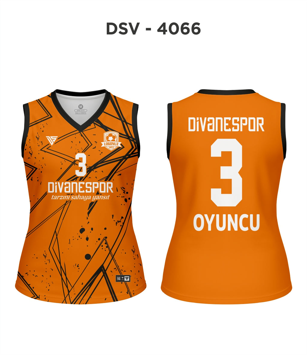 DSV 4066 Turuncu-Siyah Voleybol Forma