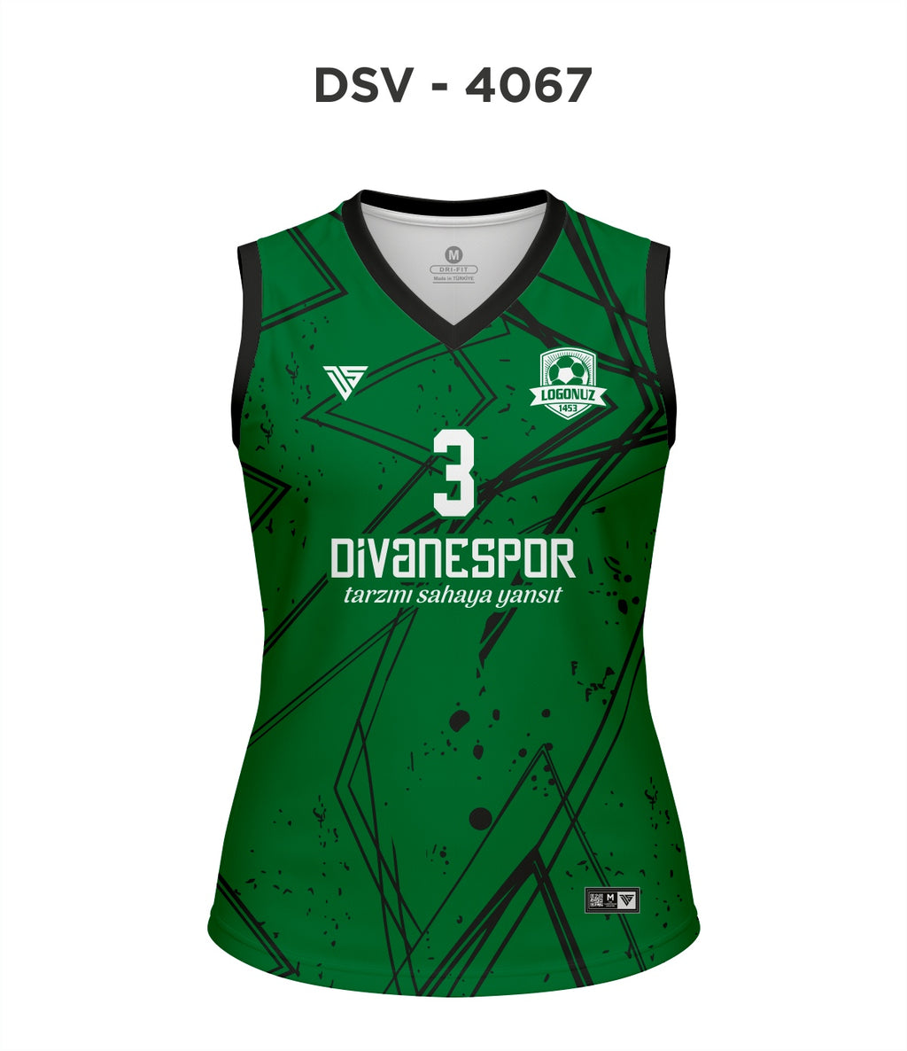 DSV 4067 Yeşil-Siyah Voleybol Forma