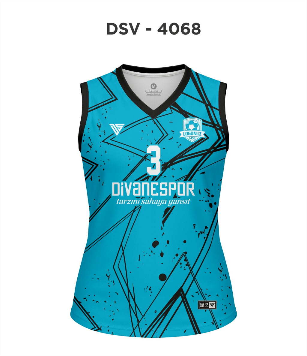 DSV 4068 Turkuaz-Siyah Voleybol Forma