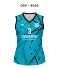 DSV 4068 Turkuaz-Siyah Voleybol Forma