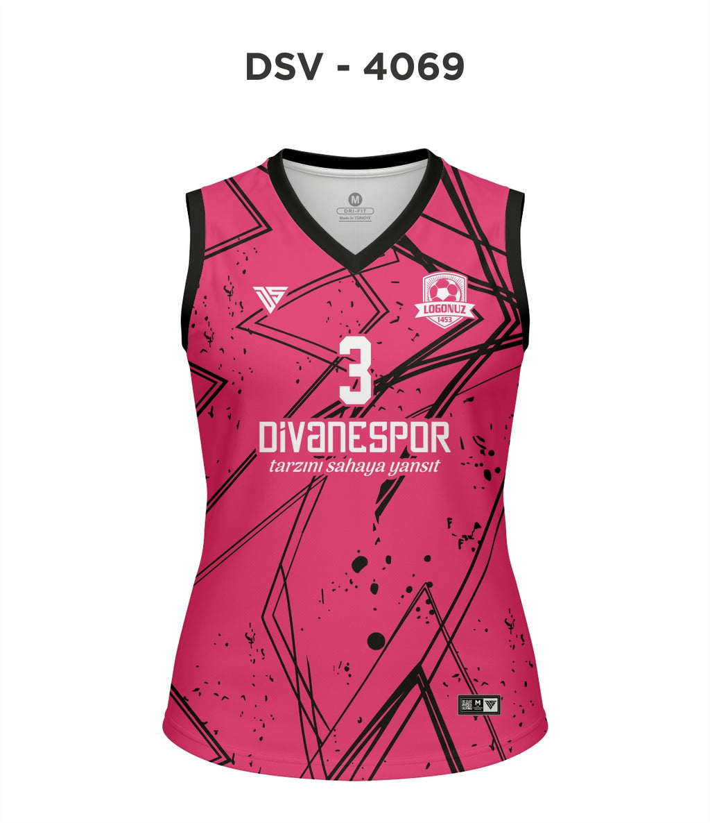 DSV 4069 Pembe-Siyah Voleybol Forma