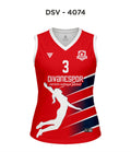 DSV 4074 Kırmızı-Beyaz-Lacivert Voleybol Forma