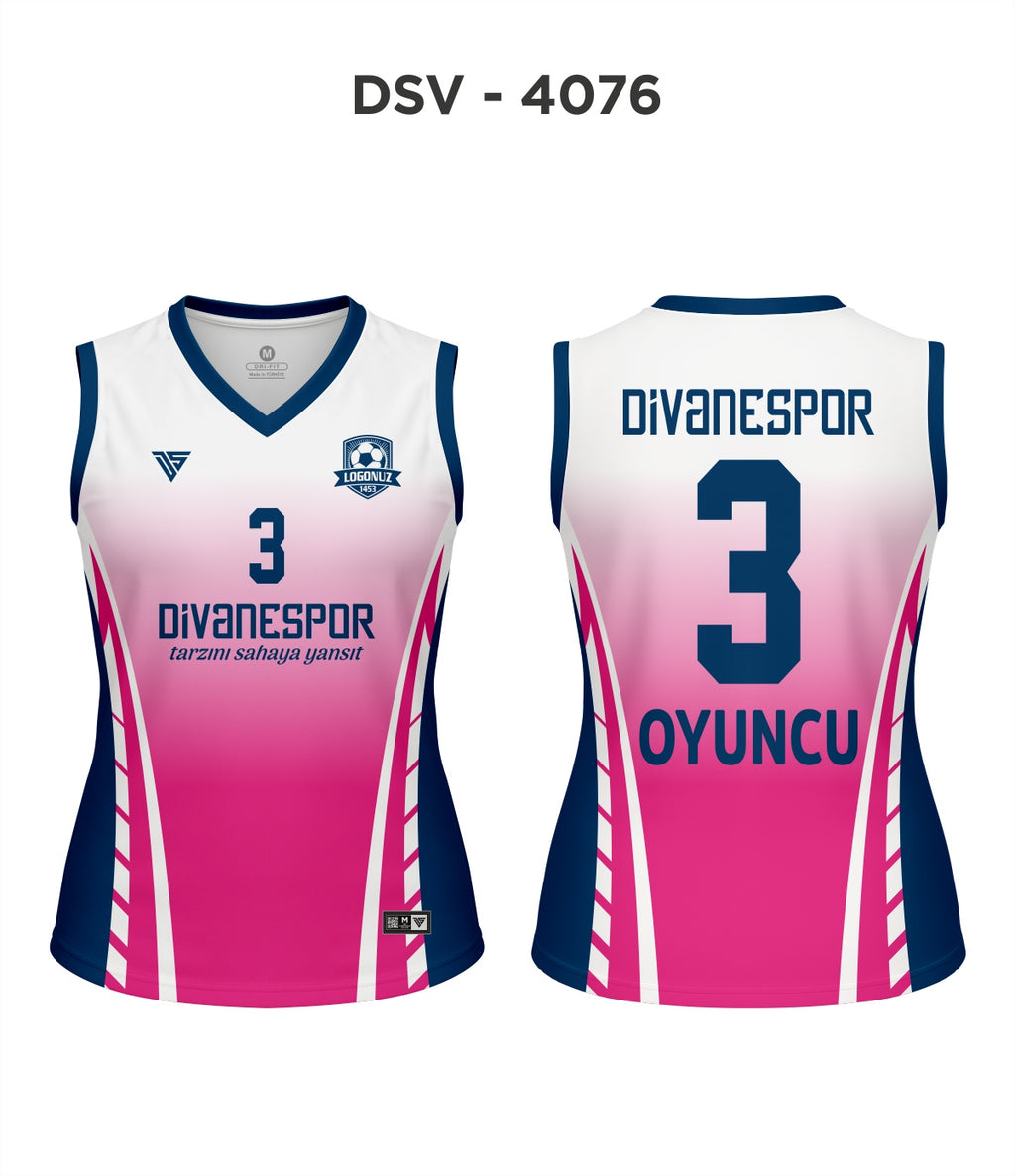 DSV 4076 Pembe-Beyaz-Lacivert Voleybol Forma