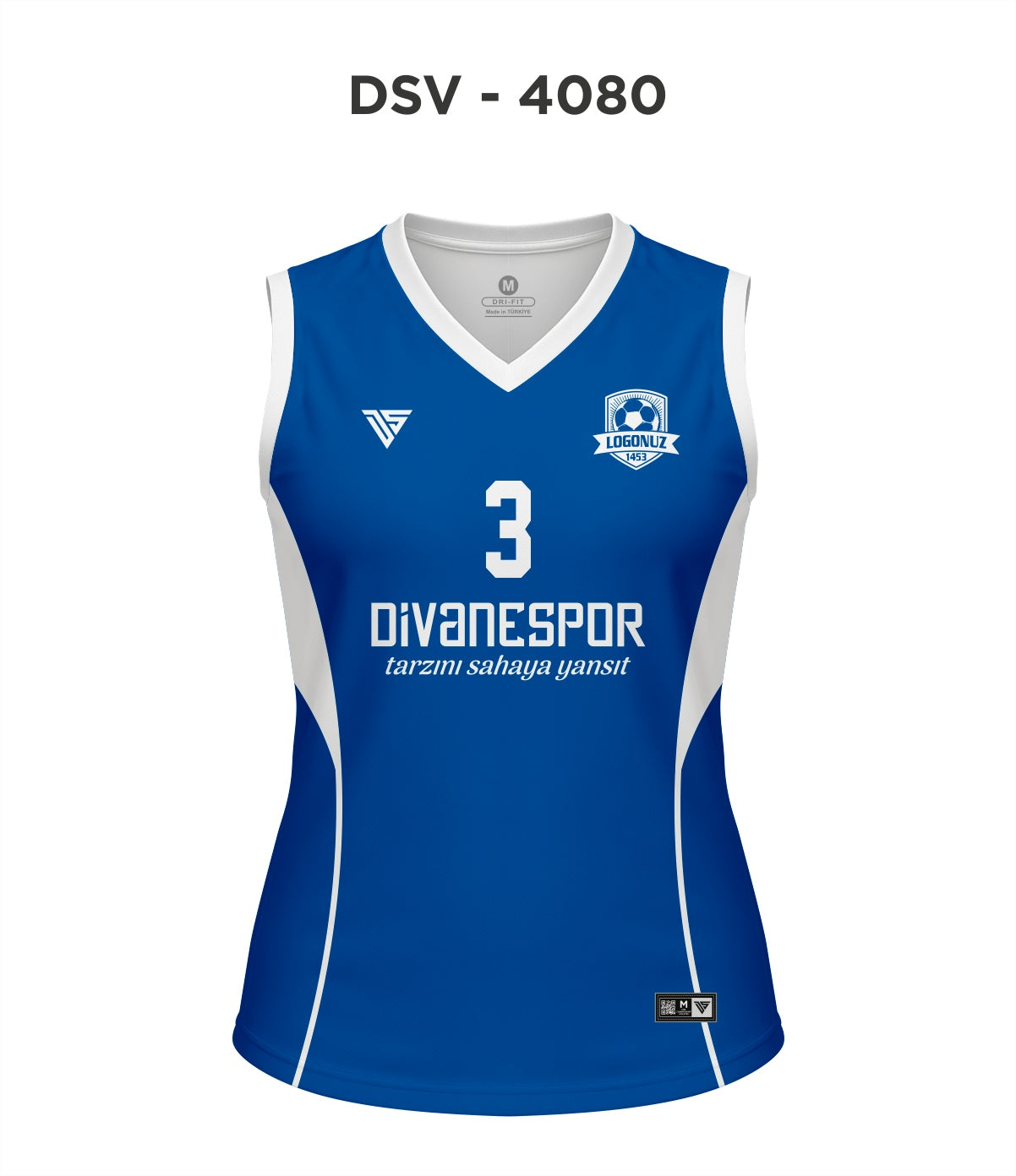 DSV 4080 Mavi-Beyaz Voleybol Forma