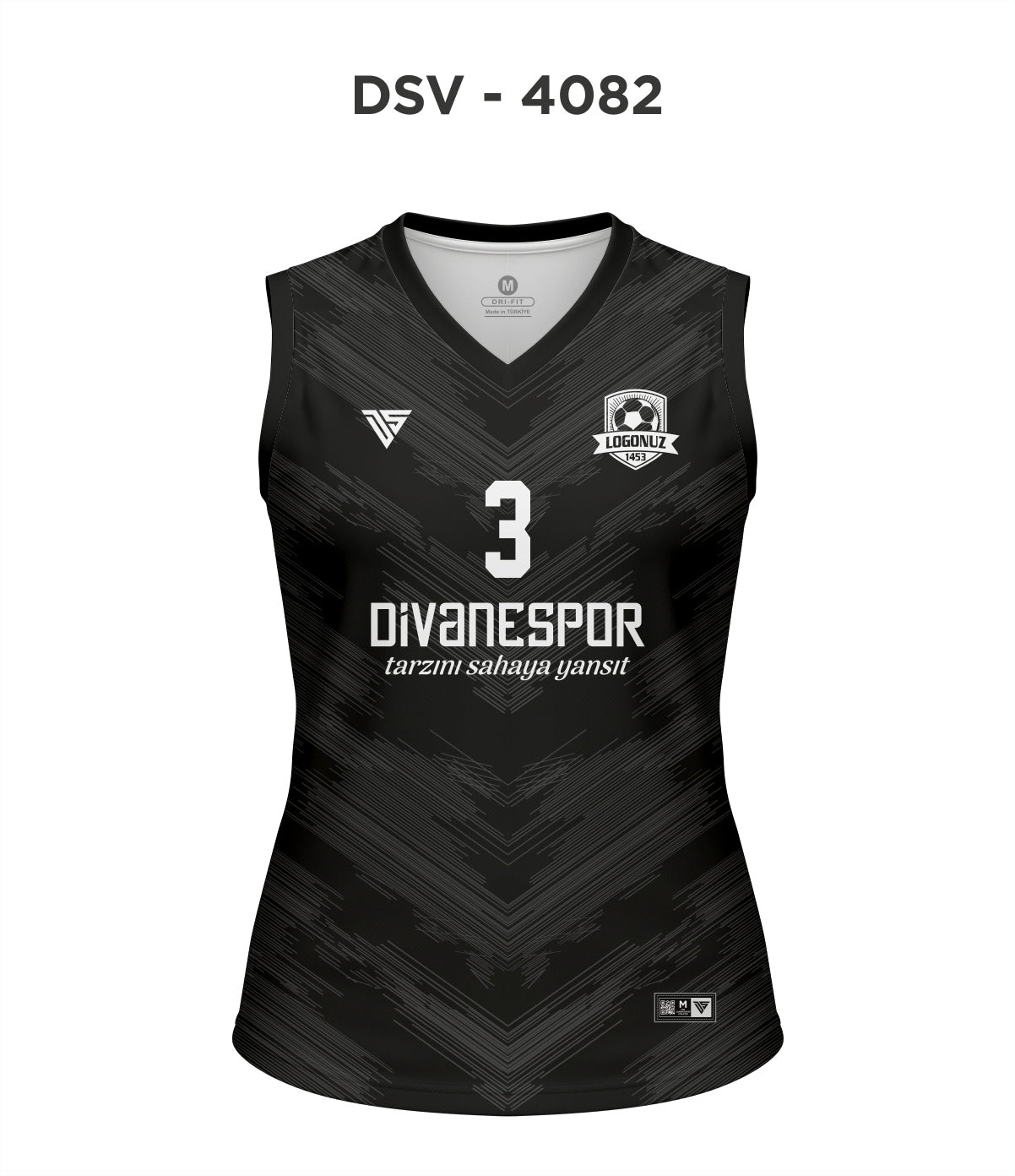 DSV 4082 Siyah-Antrasit Voleybol Forma