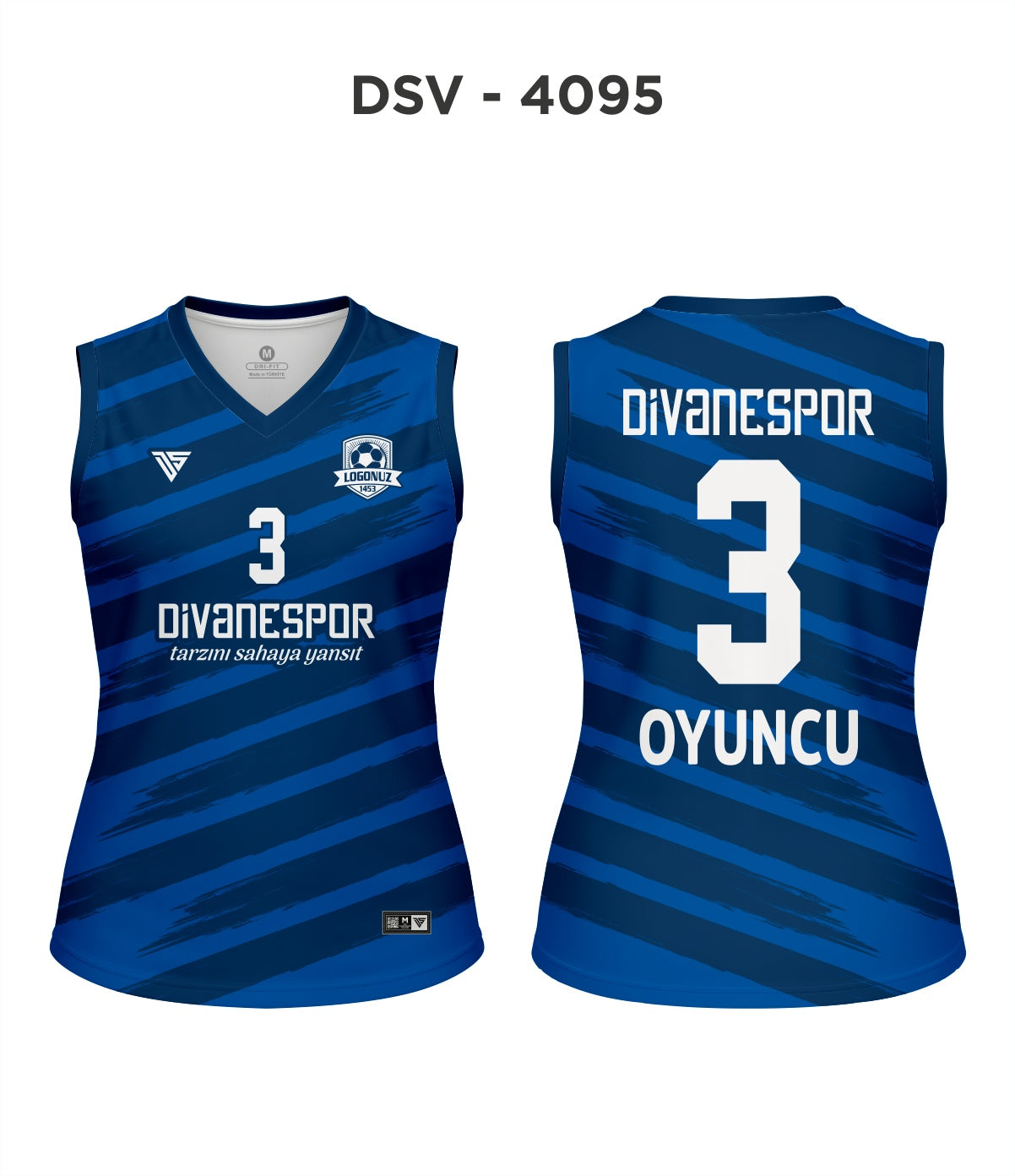 DSV 4095 Mavi-Lacivert Voleybol Forma