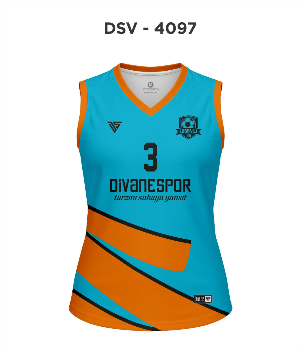 DSV 4097 Turkuaz-Turuncu Voleybol Forma
