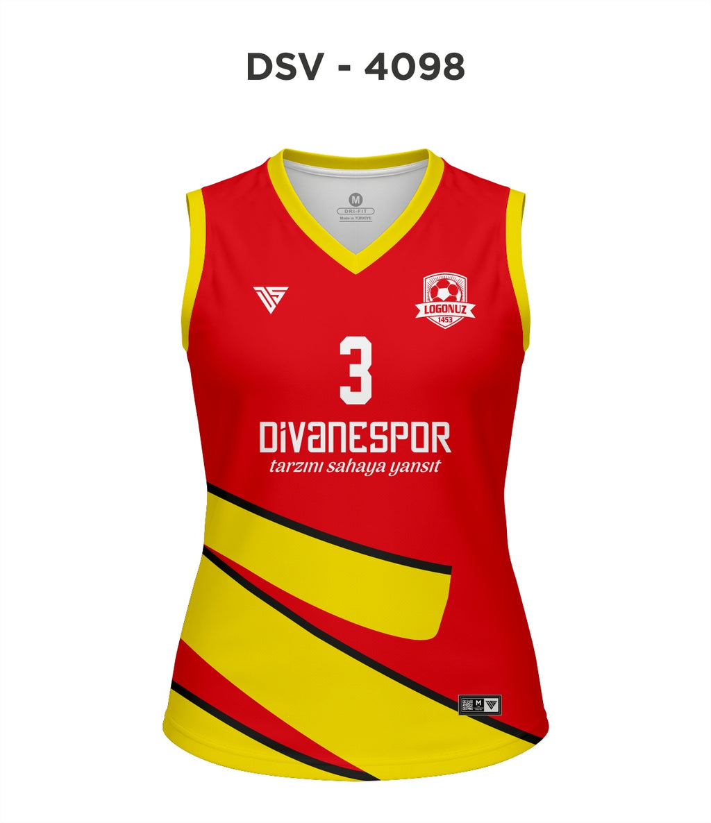 DSV 4098 Kırmızı-Sarı Voleybol Forma
