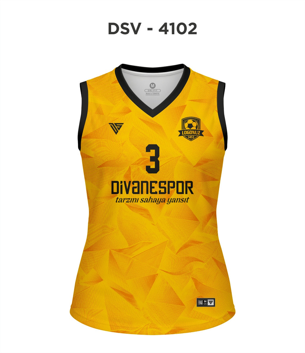 DSV 4102 Turuncu-Siyah Voleybol Forma