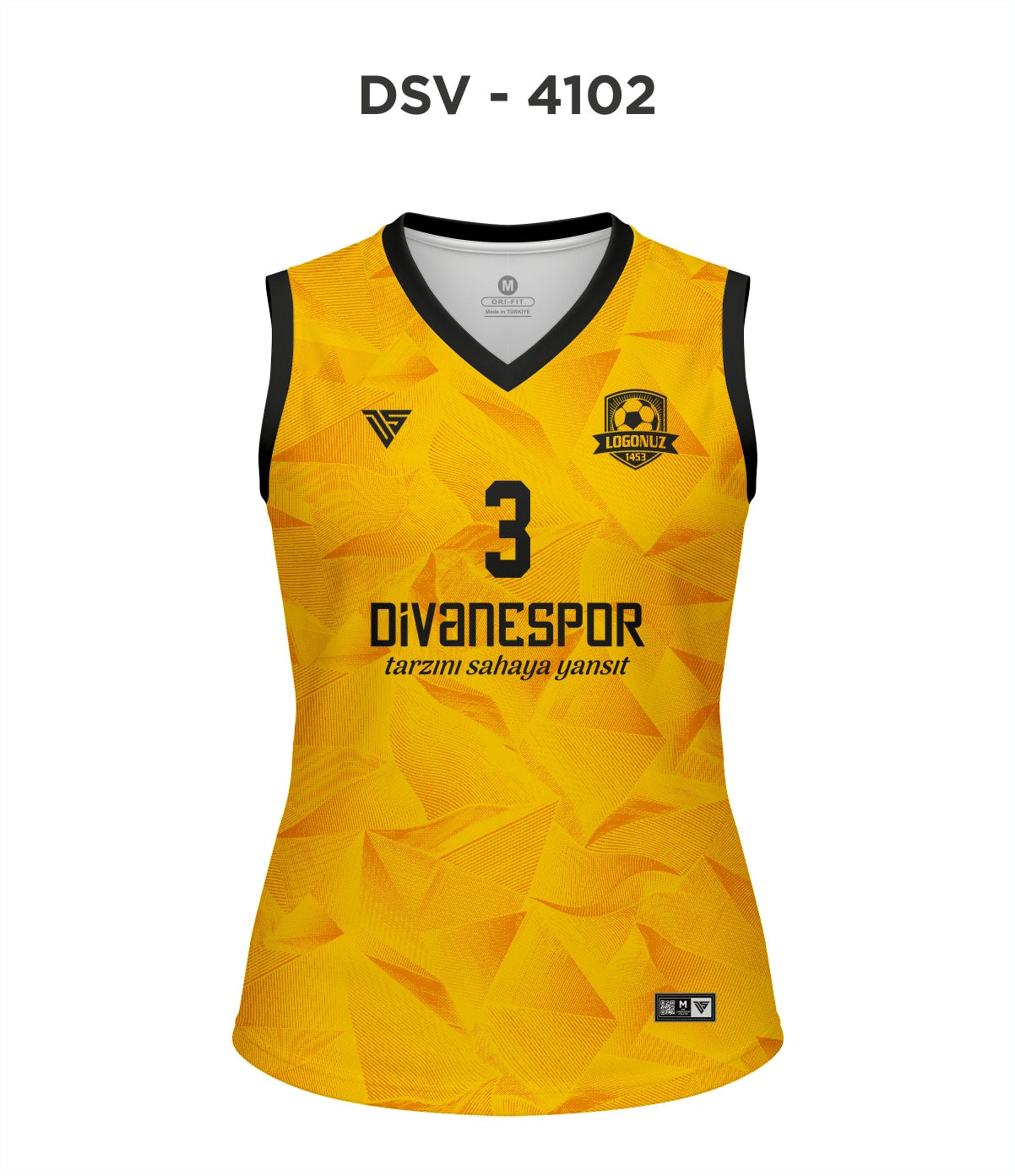 DSV 4102 Turuncu-Siyah Voleybol Forma